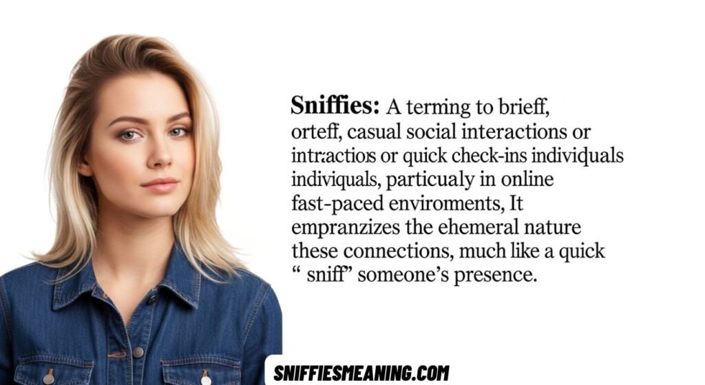 Sniffies Meaning