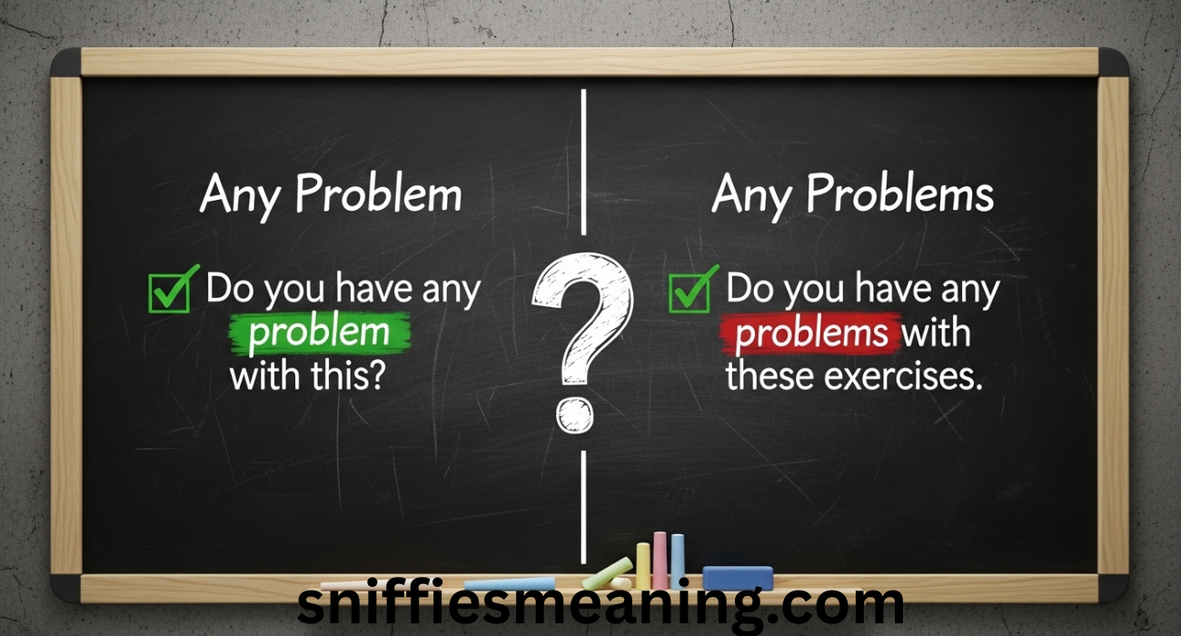 Any Problem or Any Problems – How to Use Them Correctly in English