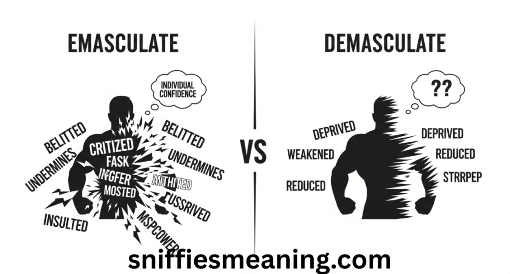 Emasculate vs Demasculate: Meaning, Differences, Usage, and Real Impact Explained