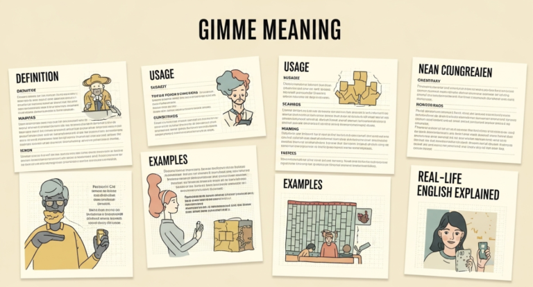 Gimme Meaning: Definition, Usage, Examples, and Real-Life English Explained
