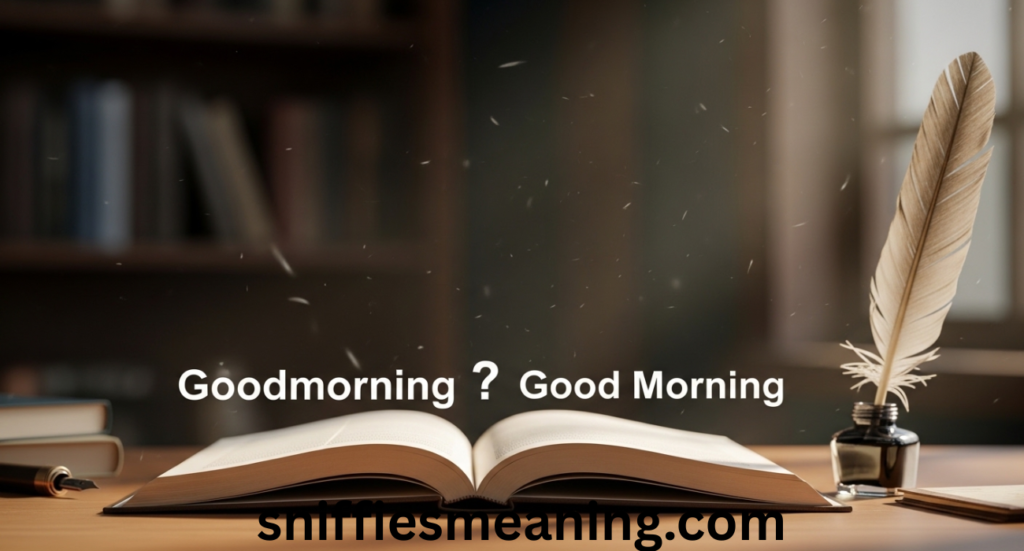 Goodmorning or Good Morning: Which Is Correct in Modern Writing?