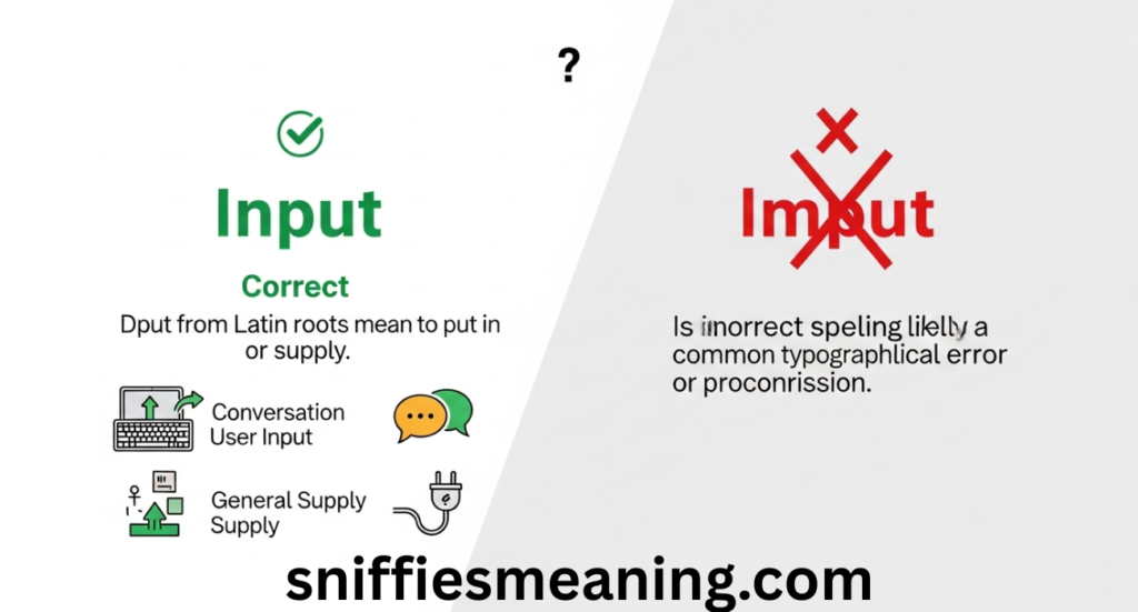 “Input” or “Imput”: Which One Is Correct and Why It Matters