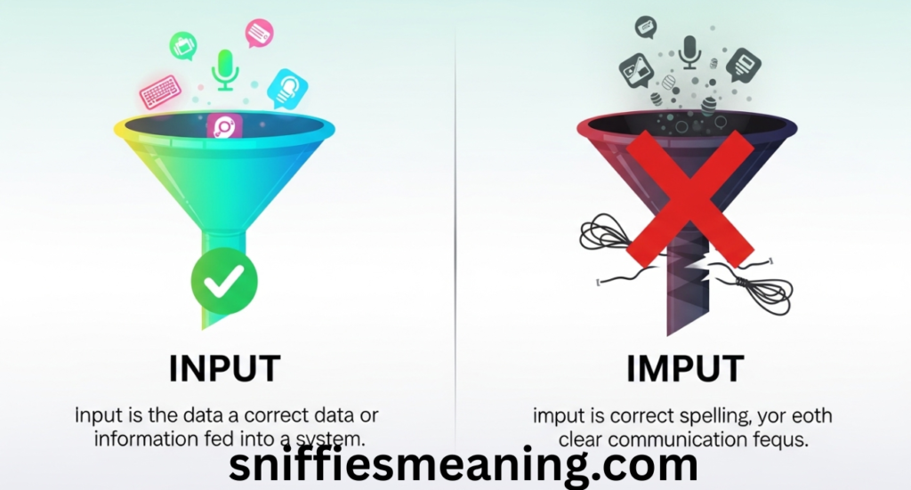 “Input” or “Imput”: Which One Is Correct and Why It Matters