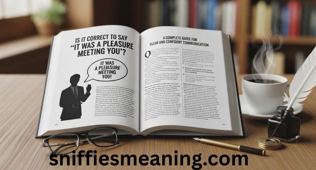 Is It Correct to Say “It Was a Pleasure Meeting You”? A Complete Guide for Clear and Confident Communication