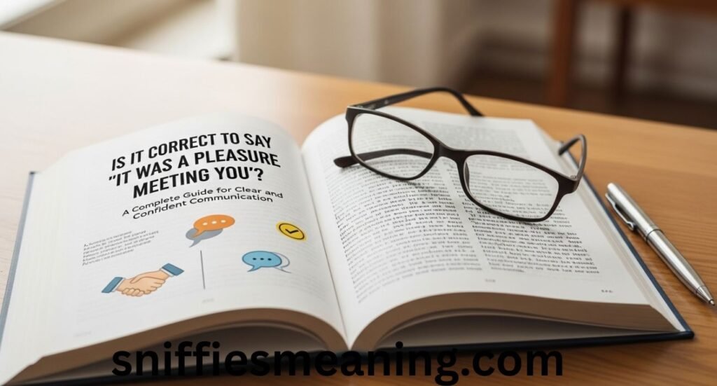 Is It Correct to Say “It Was a Pleasure Meeting You”? A Complete Guide for Clear and Confident Communication