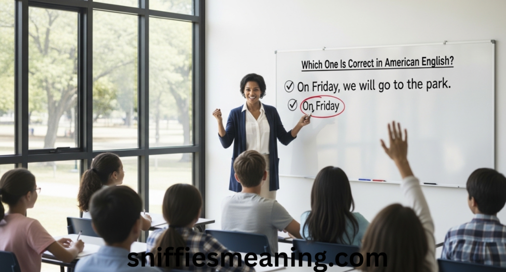 On Friday or In Friday – Which One Is Correct in American English?