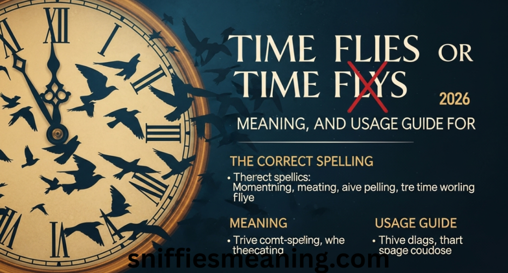 Time Flies or Time Flys: The Correct Spelling, Meaning, and Usage Guide for 2026