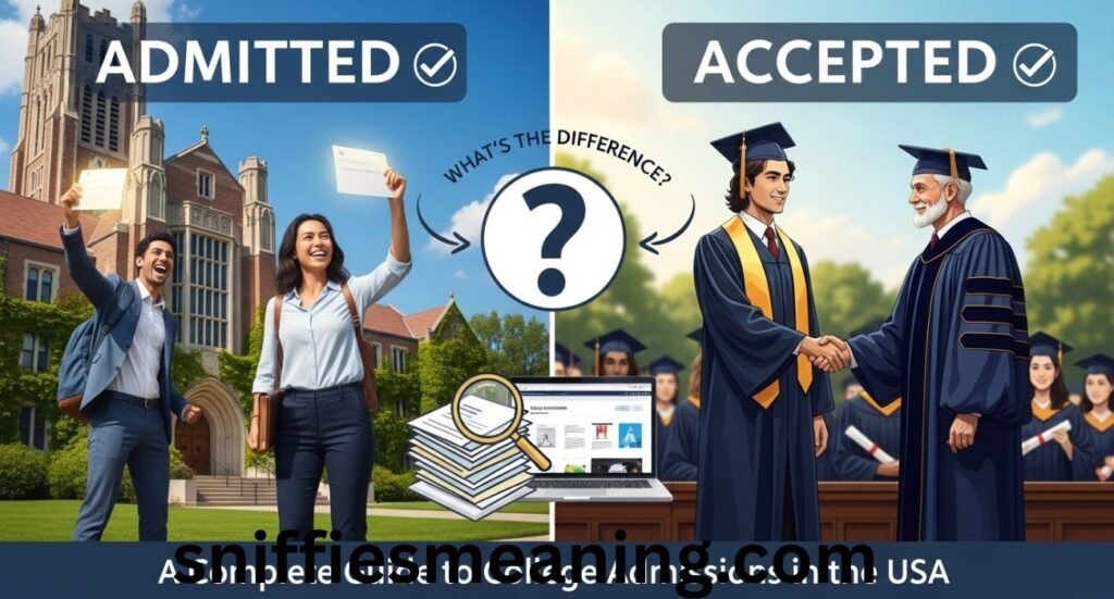 Admitted vs Accepted Difference Explained: A Complete Guide to College Admissions in the USA