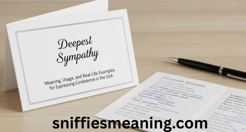 Deepest Sympathy: Meaning, Usage, and Real-Life Examples for Expressing Condolence in the USA