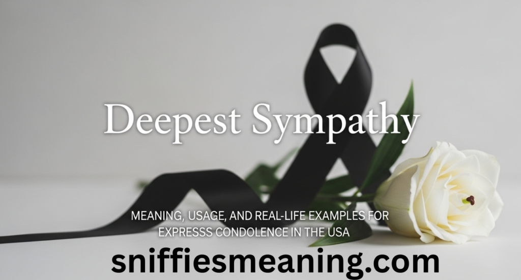 Deepest Sympathy: Meaning, Usage, and Real-Life Examples for Expressing Condolence in the USA