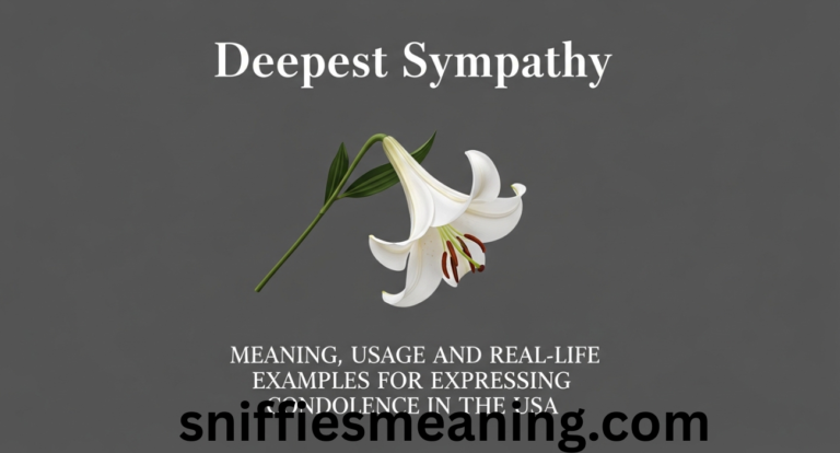 Deepest Sympathy: Meaning, Usage, and Real-Life Examples for Expressing Condolence in the USA
