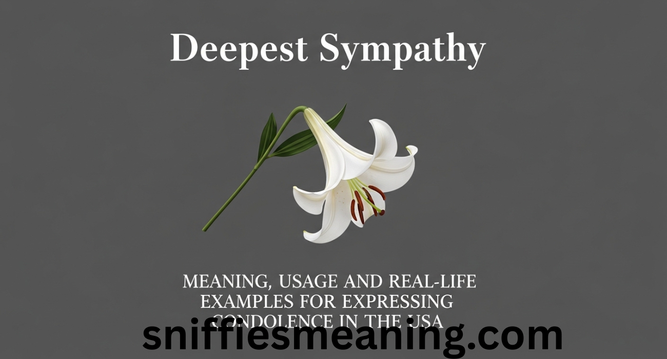 Deepest Sympathy: Meaning, Usage, and Real-Life Examples for Expressing Condolence in the USA