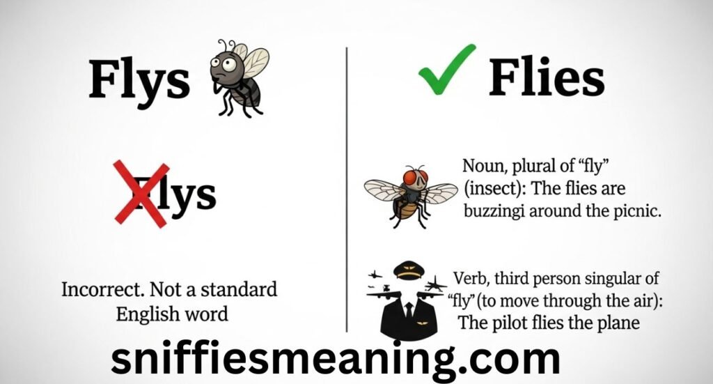 Flys or Flies – Correct Spelling and Usage in US English