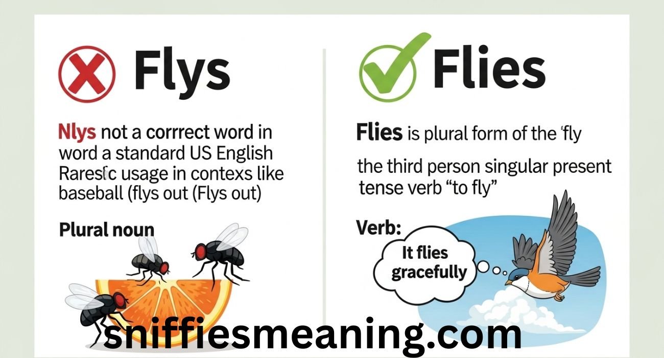 Flys or Flies – Correct Spelling and Usage in US English
