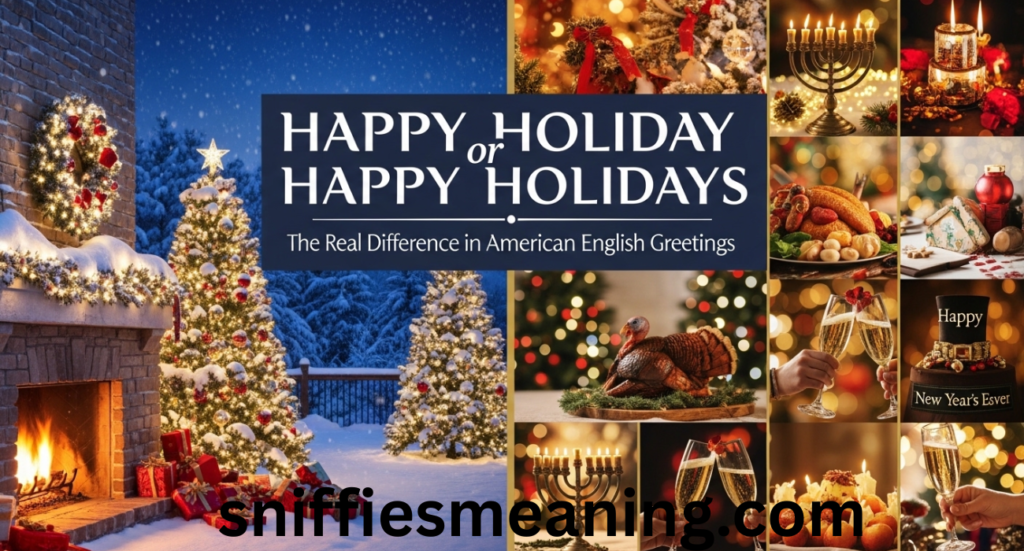 Happy Holiday or Happy Holidays: The Real Difference in American English Greetings