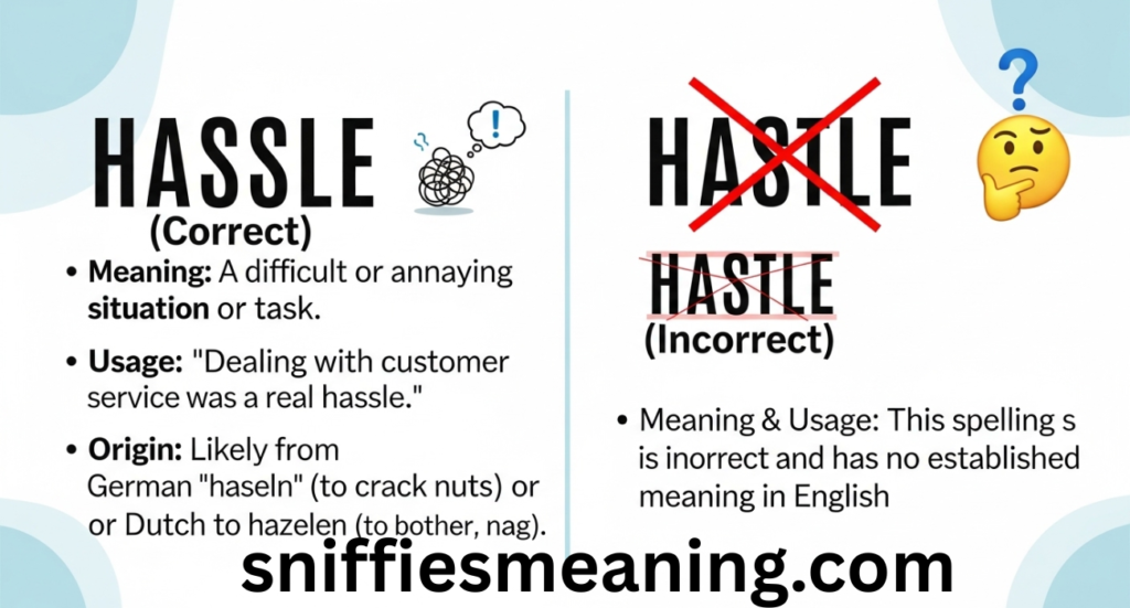 Hassle or Hastle: The Correct Spelling, Meaning, and Usage in Everyday English