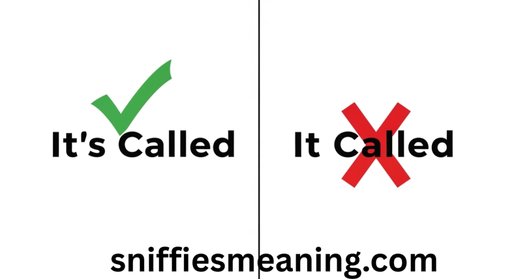 It’s Called vs It Called: The Real Difference Explained in Simple English