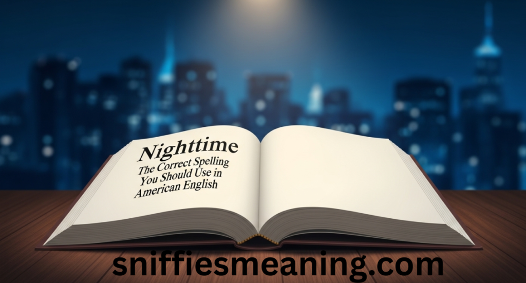 Nighttime or Night Time: The Correct Spelling You Should Use in American English