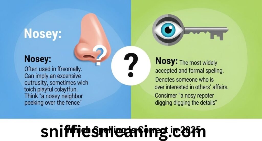 Nosey or Nosy – Which Spelling Is Correct in 2025?