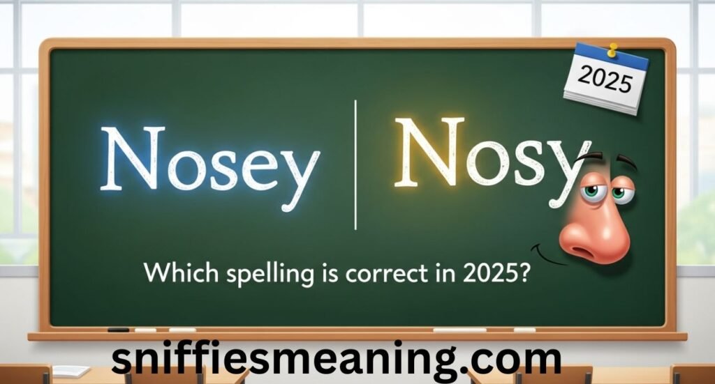 Nosey or Nosy – Which Spelling Is Correct in 2025?
