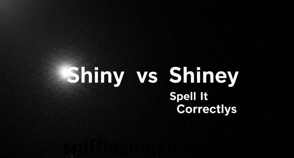 Shiny vs Shiney: How to Spell It Correctly in English
