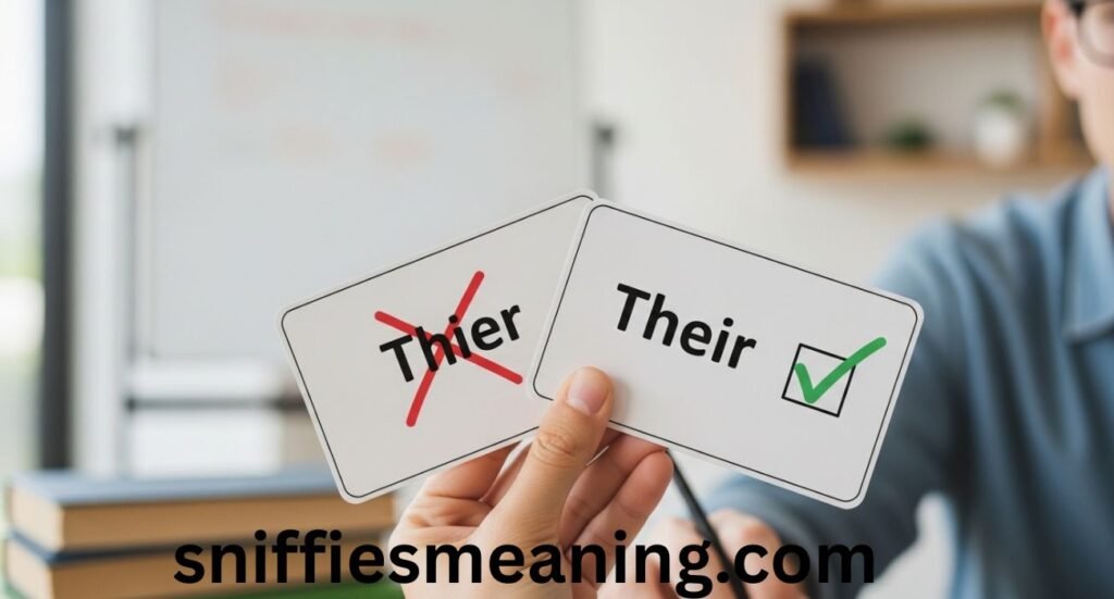Thier or Their: Mastering the Correct Spelling for Everyday English