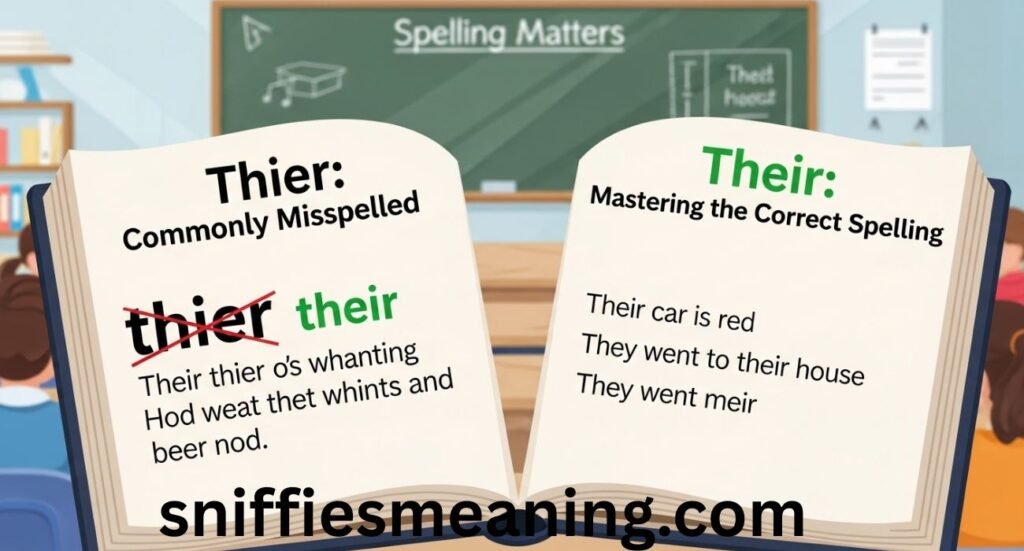 Thier or Their: Mastering the Correct Spelling for Everyday English