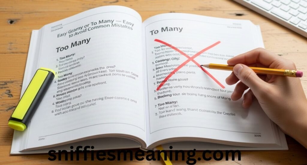 Too Many or To Many — Easy Grammar Guide to Avoid Common Mistakes
