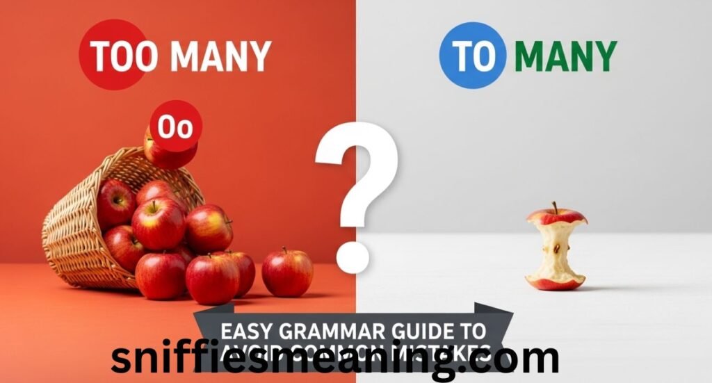 Too Many or To Many — Easy Grammar Guide to Avoid Common Mistakes