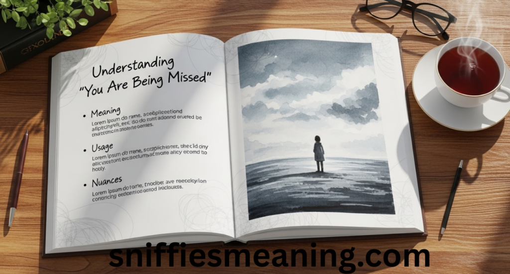 Understanding “You Are Being Missed”: Meaning, Usage, and Nuances