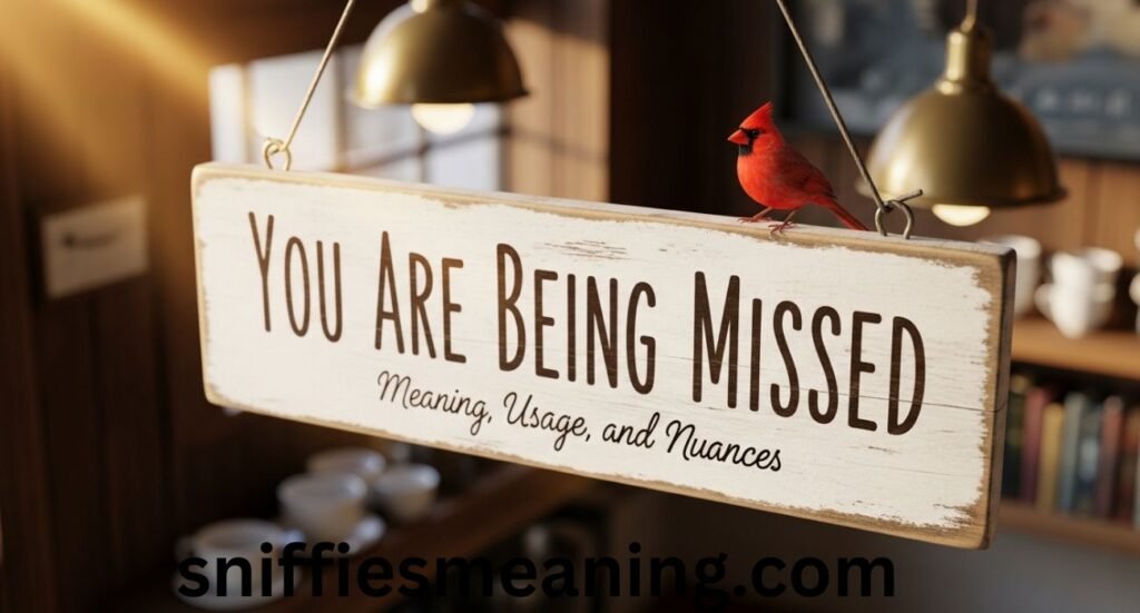 Understanding “You Are Being Missed”: Meaning, Usage, and Nuances