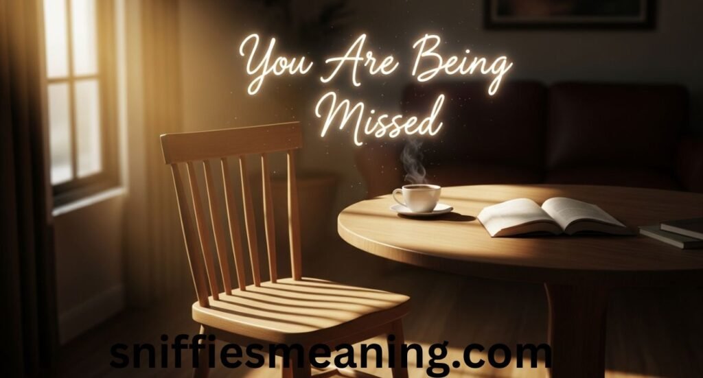 Understanding “You Are Being Missed”: Meaning, Usage, and Nuances