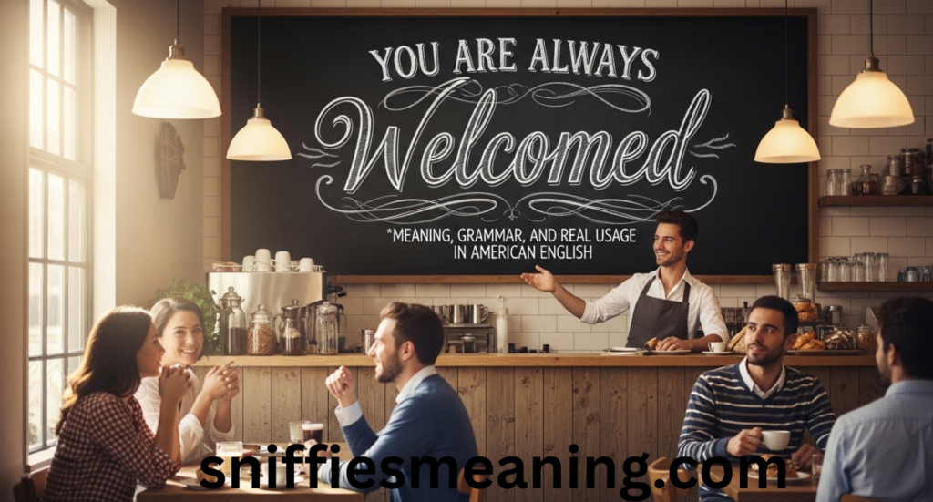 You Are Always Welcomed: Meaning, Grammar, and Real Usage in American English