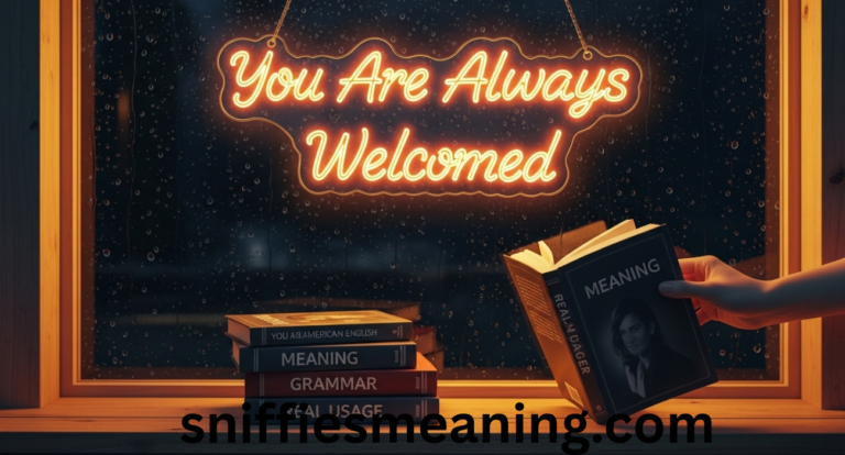 You Are Always Welcomed: Meaning, Grammar, and Real Usage in American English