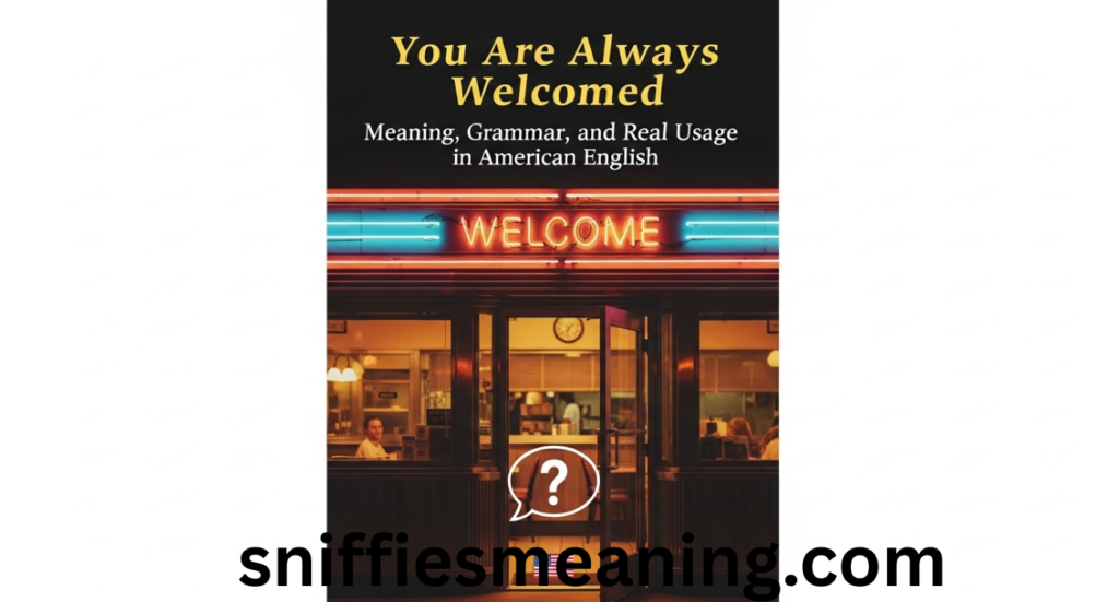 You Are Always Welcomed: Meaning, Grammar, and Real Usage in American English