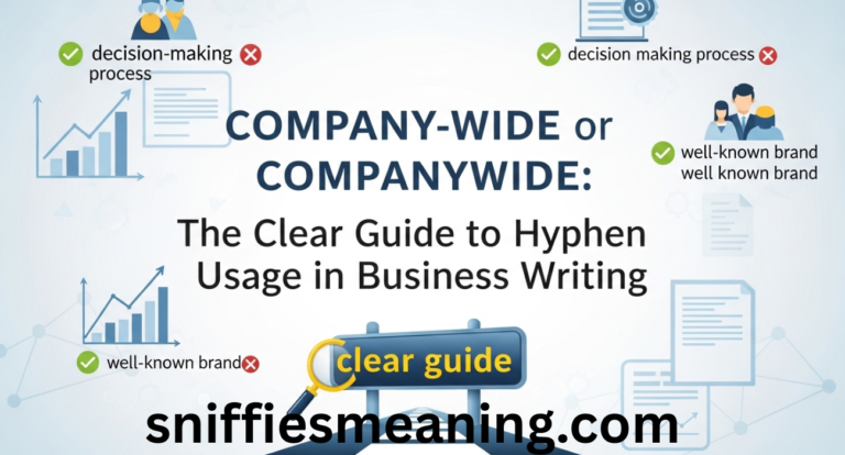 Company-wide or Companywide: The Clear Guide to Hyphen Usage in Business Writing