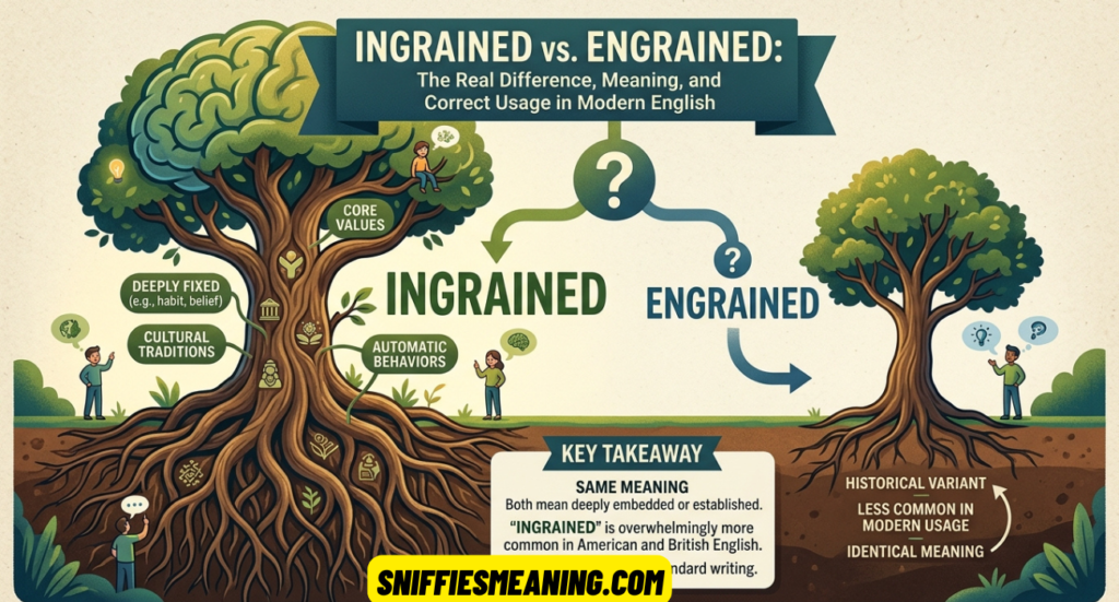 Ingrained or Engrained: The Real Difference, Meaning, and Correct Usage in Modern English
