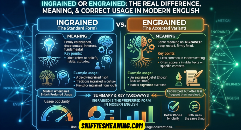 Ingrained or Engrained: The Real Difference, Meaning, and Correct Usage in Modern English