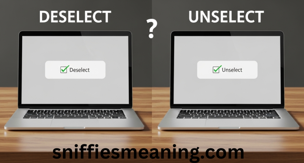Unselect or Deselect: Which Is Correct in UI Writing and Technical Documentation?