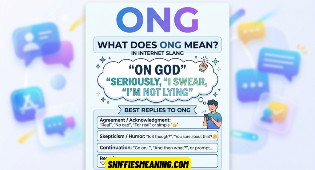 Best Replies to ONG: What Does ONG Mean and How to Respond