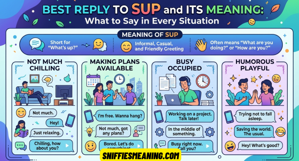 Best Reply to SUP and Its Meaning: What to Say in Every Situation