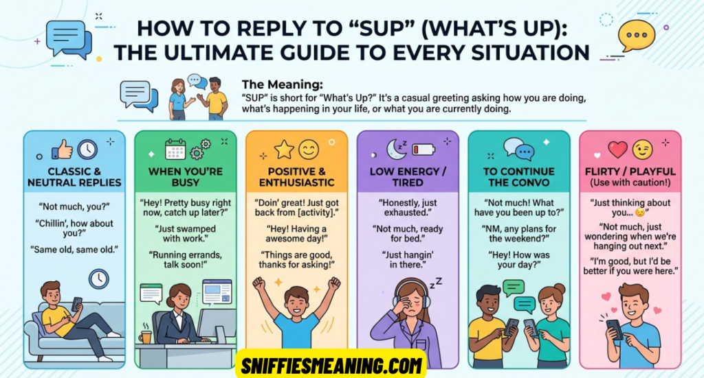 Best Reply to SUP and Its Meaning: What to Say in Every Situation