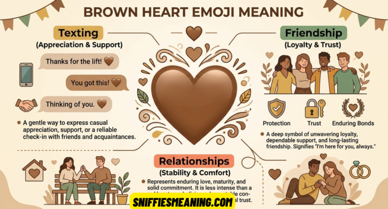 Brown Heart Emoji Meaning: What 🤎 Really Means in Texting, Friendship, and Relationships