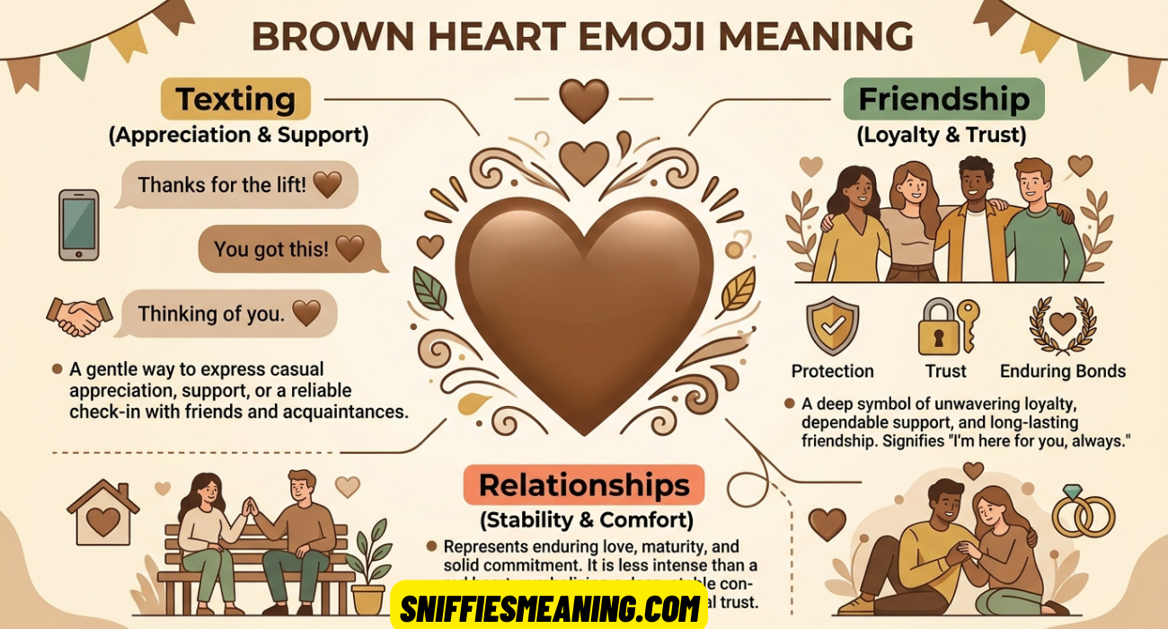 Brown Heart Emoji Meaning: What 🤎 Really Means in Texting, Friendship, and Relationships