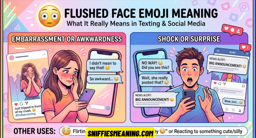 Flushed Face Emoji Meaning: What It Really Means in Texting and Social Media