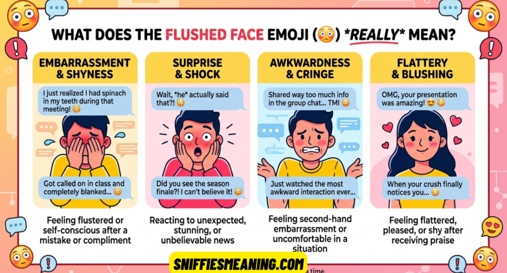 Flushed Face Emoji Meaning: What It Really Means in Texting and Social Media