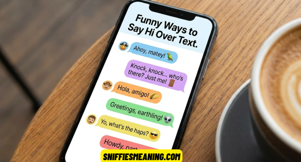 60 Funny Ways to Say Hi Over Text: Fun, Cute, and Clever Greetings