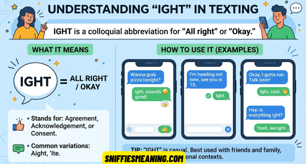 IGHT Mean in Text: What This Slang Means and How to Use It