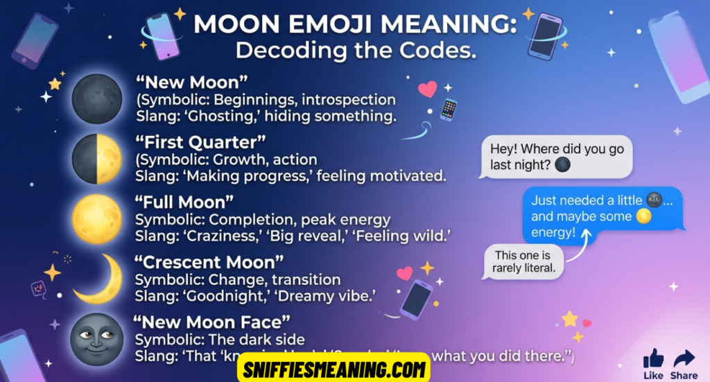 Moon Emoji Meaning: What the Moon Emoji Really Means in Texts and Social Media