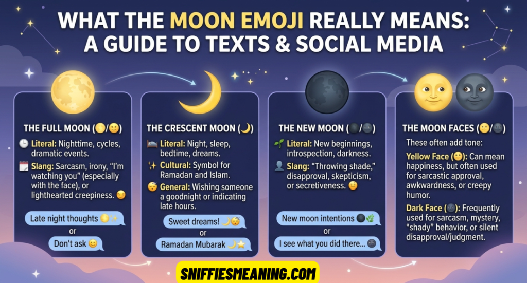 Moon Emoji Meaning: What the Moon Emoji Really Means in Texts and Social Media